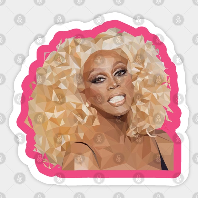 Rupaul Sticker by Hermanitas Design